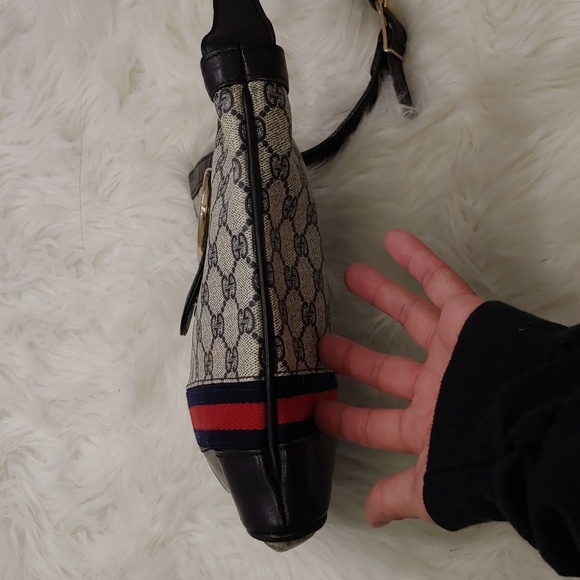 Authentic Vintage Gucci GG Monogram Supreme Web Blondie Britt Ophidia Bucket - Picture 7 of 11